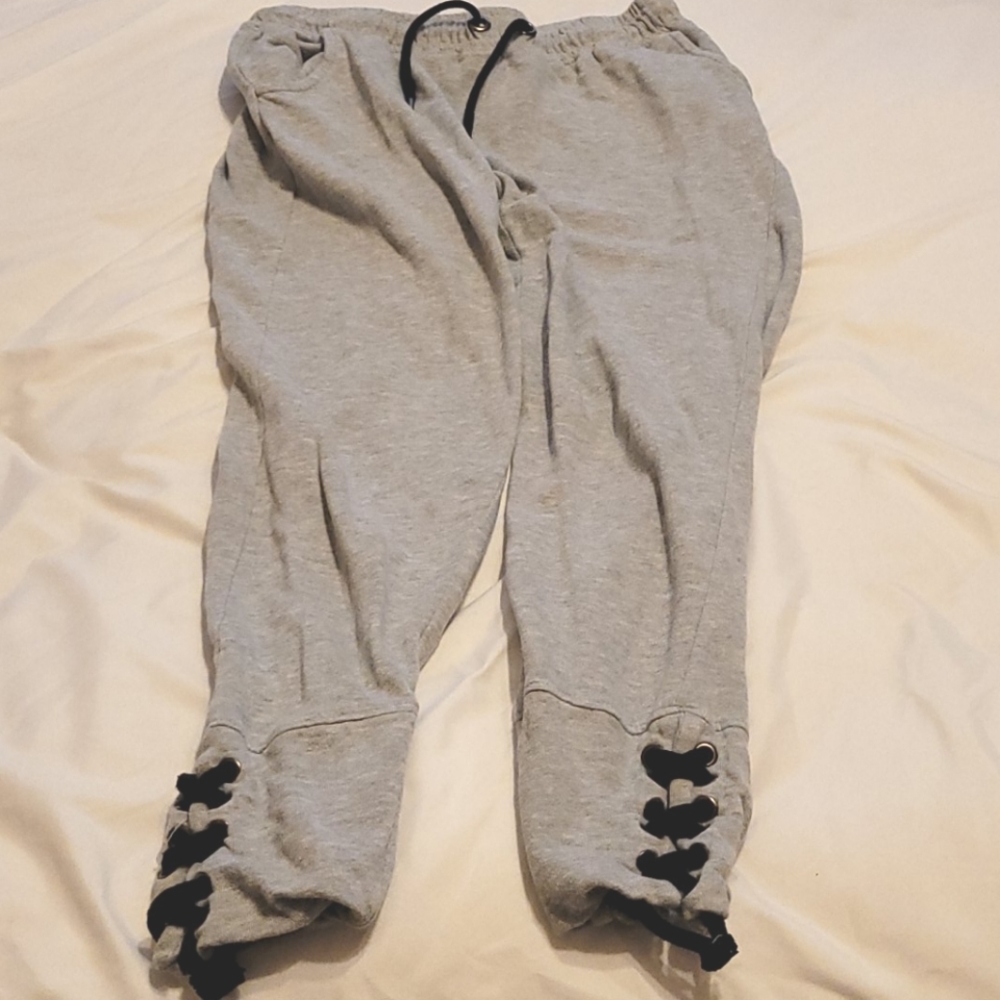 New York Laundry gray cotton pants
